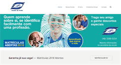 Desktop Screenshot of escoladapraia.com.br